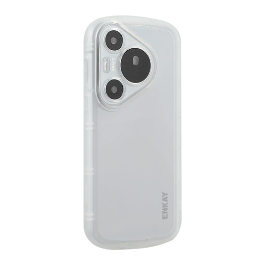 For Huawei Pura 70 ENKAY Hat-Prince Translucent Matte TPU Shockproof Phone Case(White) - Huawei Cases by ENKAY | Online Shopping UK | buy2fix