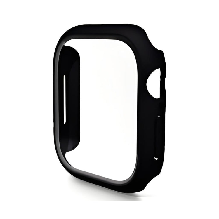 For Apple Watch Series 10 42mm ENKAY Hat-Prince PC Tempered Glass Film Integrated Watch Case(Black) - Watch Cases by ENKAY | Online Shopping UK | buy2fix