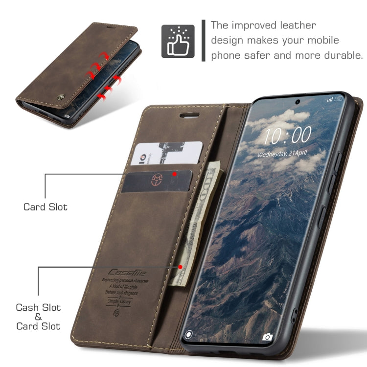 For Redmi Note 14 Pro 5G CaseMe 013 Multifunctional Horizontal Flip Leather Phone Case(Coffee) - Note 14 Pro Cases by CaseMe | Online Shopping UK | buy2fix