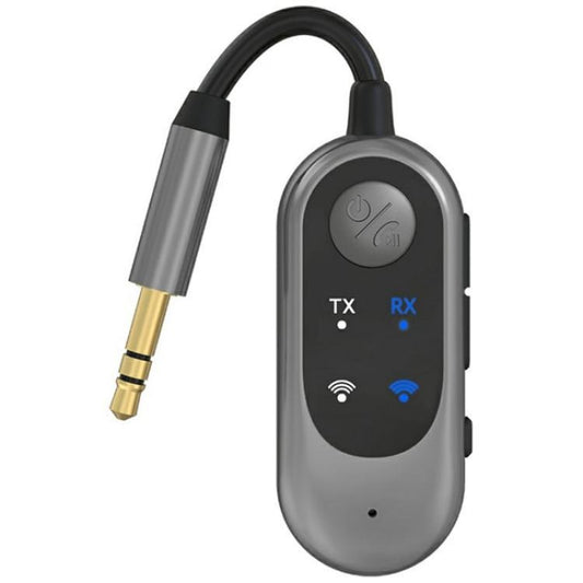 W10 Car Stereo Wireless Connection Audio Adapter 2 in 1 Car Bluetooth 5.3 Receiver Transmitter - Bluetooth Adapters by buy2fix | Online Shopping UK | buy2fix