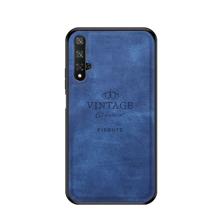 PINWUYO Shockproof Waterproof Full Coverage PC + TPU + Skin Protective Case for Huawei Honor 20(Blue) - Honor Cases by PINWUYO | Online Shopping UK | buy2fix