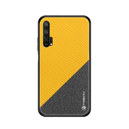 PINWUYO Honors Series Shockproof PC + TPU Protective Case for Huawei Honor 20 Pro(Yellow) - Honor Cases by PINWUYO | Online Shopping UK | buy2fix