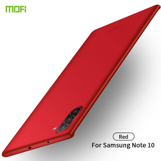 MOFI Frosted PC Ultra-thin Hard Case for Galaxy Note10(Red) - Galaxy Phone Cases by MOFI | Online Shopping UK | buy2fix