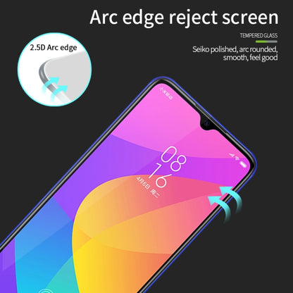 PINWUYO 9H 2.5D Full Screen Tempered Glass Film for Xiaomi Mi CC9(Black) -  by PINWUYO | Online Shopping UK | buy2fix