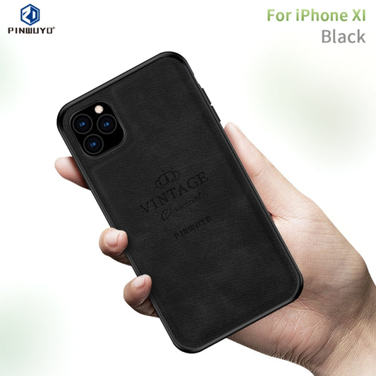For iPhone 11 Pro PINWUYO Shockproof Waterproof Full Coverage PC + TPU + Skin Protective Case (Black) - iPhone 11 Pro Cases by PINWUYO | Online Shopping UK | buy2fix