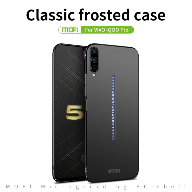 For ViVO iQOO Pro MOFI Frosted PC Ultra-thin Hard Case(Gold) - vivo Cases by MOFI | Online Shopping UK | buy2fix