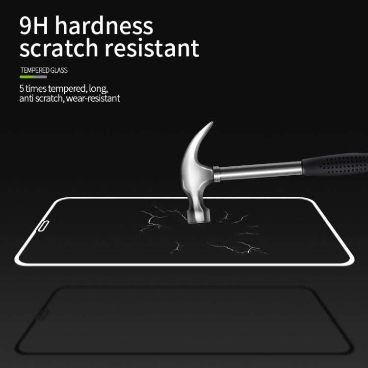 For iPhone 11 Pro Max PINWUYO 9H 2.5D Full Screen Tempered Glass Film(White) - iPhone 11 Pro Max Tempered Glass by PINWUYO | Online Shopping UK | buy2fix