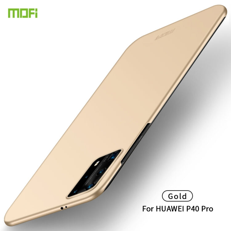 For Huawei P40 Pro MOFI Frosted PC Ultra-thin Hard Case(Gold) - Huawei Cases by MOFI | Online Shopping UK | buy2fix
