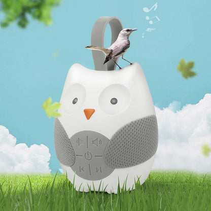 Baby Bedside Hanging Bell Sound Soothing Sleep Soft Owl Music Box Toy(White) - Music Toys by buy2fix | Online Shopping UK | buy2fix