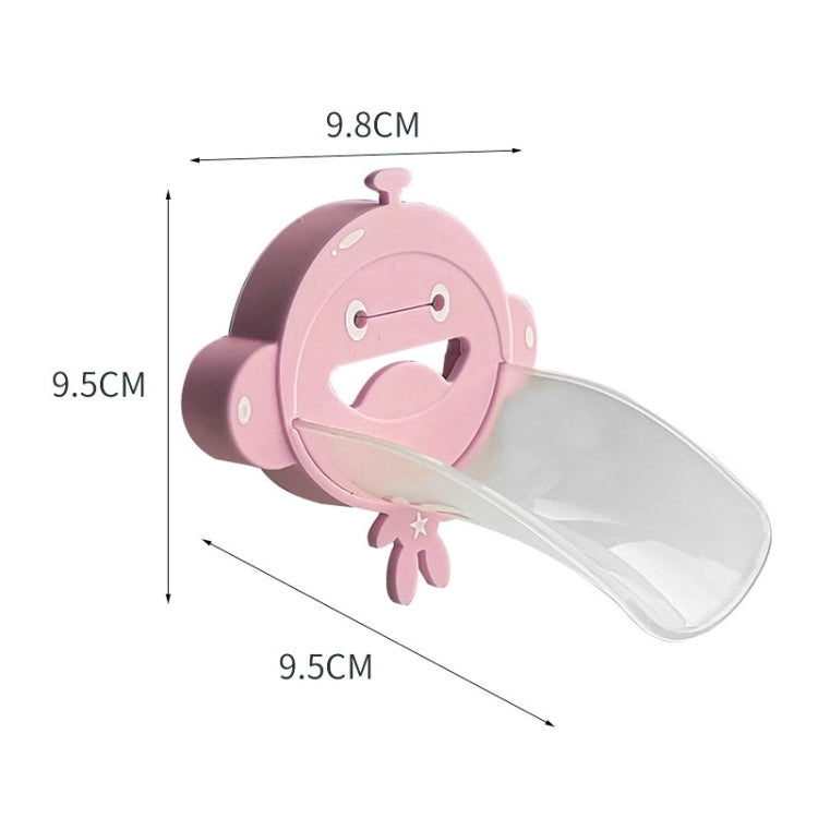 Silicone Monkey Shape Children Cartoon Faucet Water Sink Baby Hand Washing Auxiliary Extender(Pink) - Faucets & Accessories by buy2fix | Online Shopping UK | buy2fix