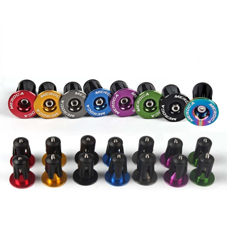 1pair MEROCA Mountain Bike Expansion Lock Bar Plug Road Bike Bicycle Bar Plug End Cover, Color: Black - Others by MEROCA | Online Shopping UK | buy2fix