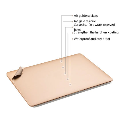 JRC Laptop Film Computer Top Shell Body Protection Sticker For MacBook Air 13.3 inch A2179 (2020)(Champagne Gold) - Protector Sticker by JRC | Online Shopping UK | buy2fix