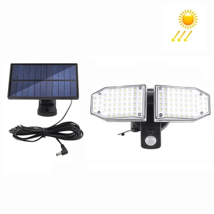 TY06603 100 SMD Solar Human Body Induction Light Outdoor Waterproof LED Wall Light - Solar Lights by buy2fix | Online Shopping UK | buy2fix