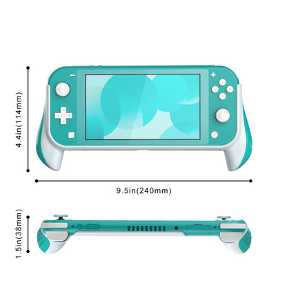 2 PCS Gamepad Grip Cover Case For Nintendo Switch Lite(Dark Gray) - Cases by buy2fix | Online Shopping UK | buy2fix