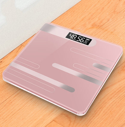 Mini Electronic Scale Home Weighing Scale Battery Stlye(Lines Rose Gold) - Body Scales by buy2fix | Online Shopping UK | buy2fix