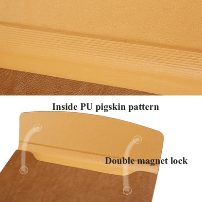 Horizontal Litchi Texture Laptop Bag Liner Bag For MacBook 15 Inch A1707 / 1990(Liner Bag+Power Bag Yellow) - Protective Bags by buy2fix | Online Shopping UK | buy2fix