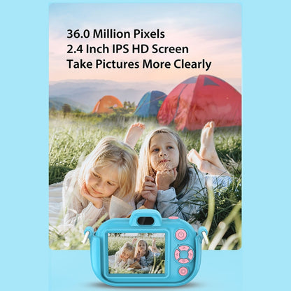 DC502 2.4-Inch 16X Zoom 2.7K Video Recording Children Digital Camera, Color: Yellow No Card(EU Plug) - Children Cameras by buy2fix | Online Shopping UK | buy2fix