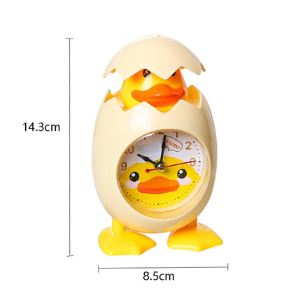 RP001 Cartoon Chicken Eggshell Chicks Alarm Clock Student Gift Children Bedroom Ornaments(Yellow) - Alarm Clocks by buy2fix | Online Shopping UK | buy2fix