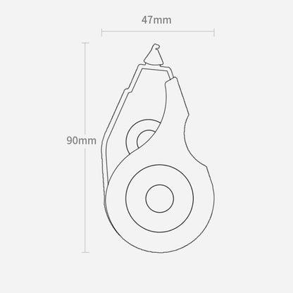 Deli NS157 Office Correction Tape Student Supplies Correction Tape(Random Color) - Eraser & Correction Tape by Deli | Online Shopping UK | buy2fix