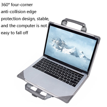 Book Style Laptop Protective Case Handbag For Macbook 13 inch(Black + Power Bag) - Protective Bags by buy2fix | Online Shopping UK | buy2fix