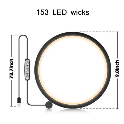 10 inch USB Music Rhythm RGB LED Atmosphere Ring Light - Novelty Lighting by buy2fix | Online Shopping UK | buy2fix