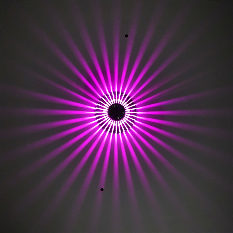LED Aluminum Aisle Light Sunflower Corridor Lamp Decorative Light, Power source: Visible Installation 1W(Purple) - Novelty Lighting by buy2fix | Online Shopping UK | buy2fix