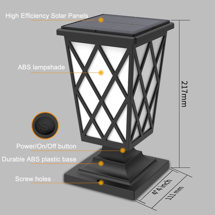 Solar Stigma Flame Lamp Garden Fencee LED Landscape Light(N260C) - Solar Lights by buy2fix | Online Shopping UK | buy2fix