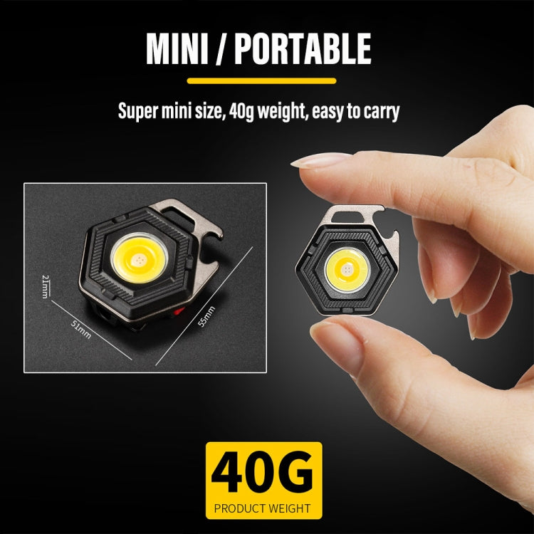 E-SMARTER W5131 Mini Keychain Strong Light Portable Flashlight, Specification:  Tarnish - Mini Flashlight by E-SMARTER | Online Shopping UK | buy2fix