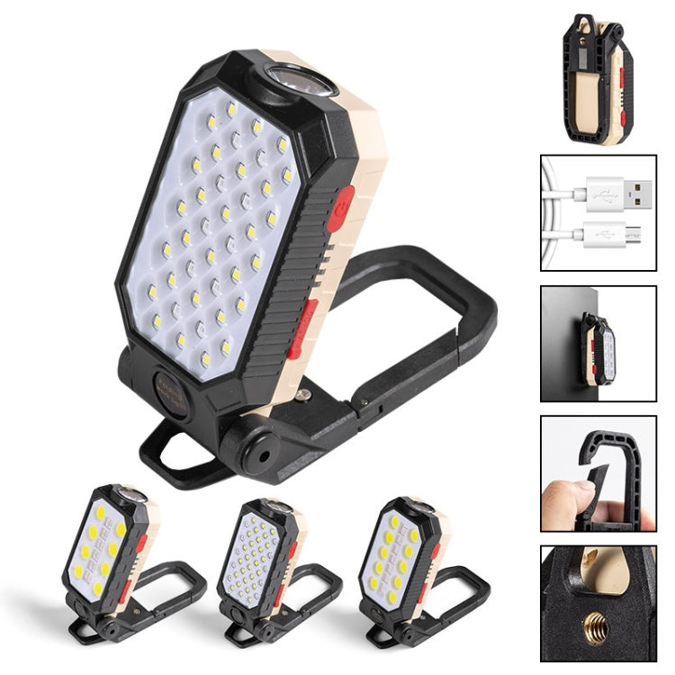 E-SMARTER COB Work Light USB Emergency Flashlight Maintenance Lamp, Style: W598B Small - Camping Lighting by E-SMARTER | Online Shopping UK | buy2fix