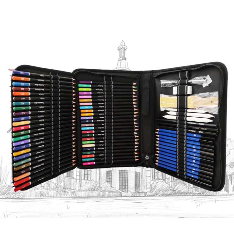 71pcs/set Sketch Color Pencil Set Art Student Drawing Kit - Art Supplies by buy2fix | Online Shopping UK | buy2fix