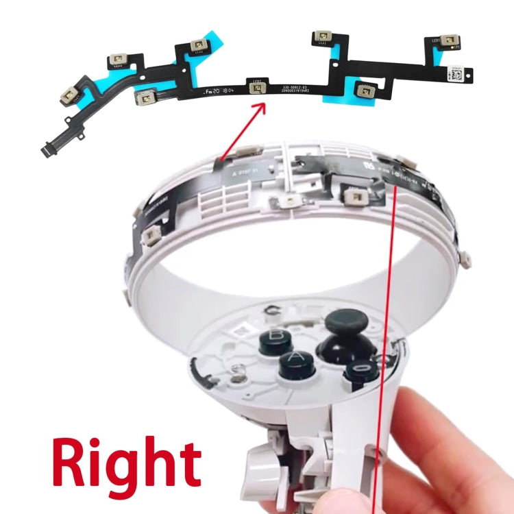 For Meta Quest 2 Locating Ring Flex Cable Left Without Light -  by buy2fix | Online Shopping UK | buy2fix