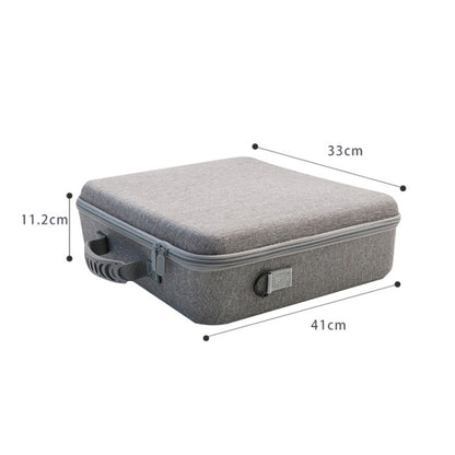 For PS5 Slim Game Console EVA Storage Bag Handbag Carrying Case(1959 Gray) - Bags by buy2fix | Online Shopping UK | buy2fix