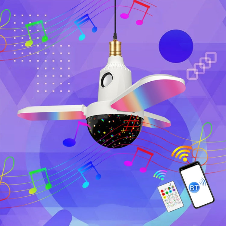 ZSCPH-001 40W Multifunctional Bluetooth RGB Colorful Three-Leaf Music Atmosphere Light, Size: S (Magic Ball) - Smart Light Bulbs by buy2fix | Online Shopping UK | buy2fix