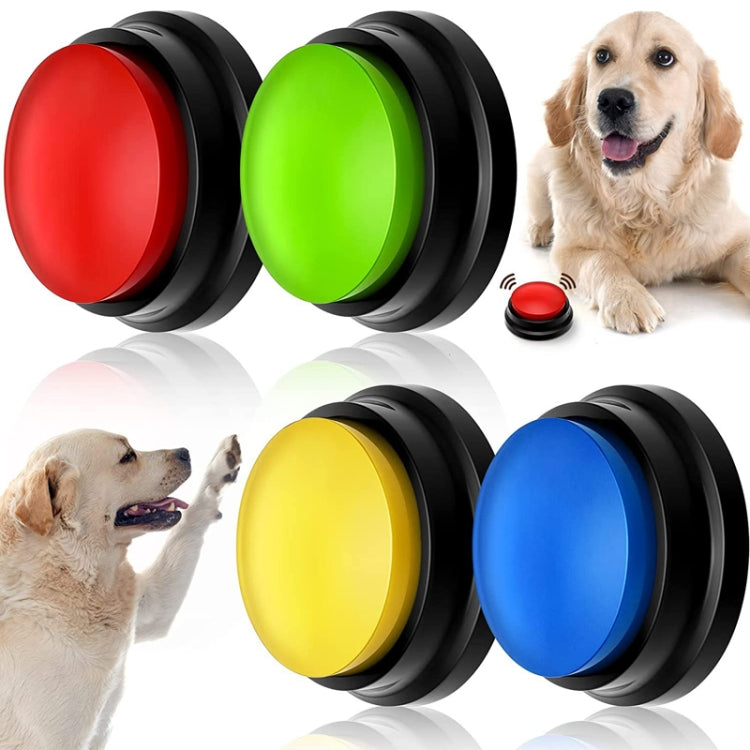 Pet Communication Button Dog Vocal Box Recording Vocalizer, Style: Recording Model(Orange) - Training Aids by buy2fix | Online Shopping UK | buy2fix