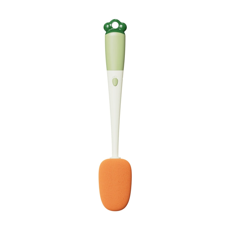 Long Handle Household Multifunctional Cup Washing Brush Carrot Shape 3 In 1 Cleaning Brush(Green) - Cleaning Tools by buy2fix | Online Shopping UK | buy2fix