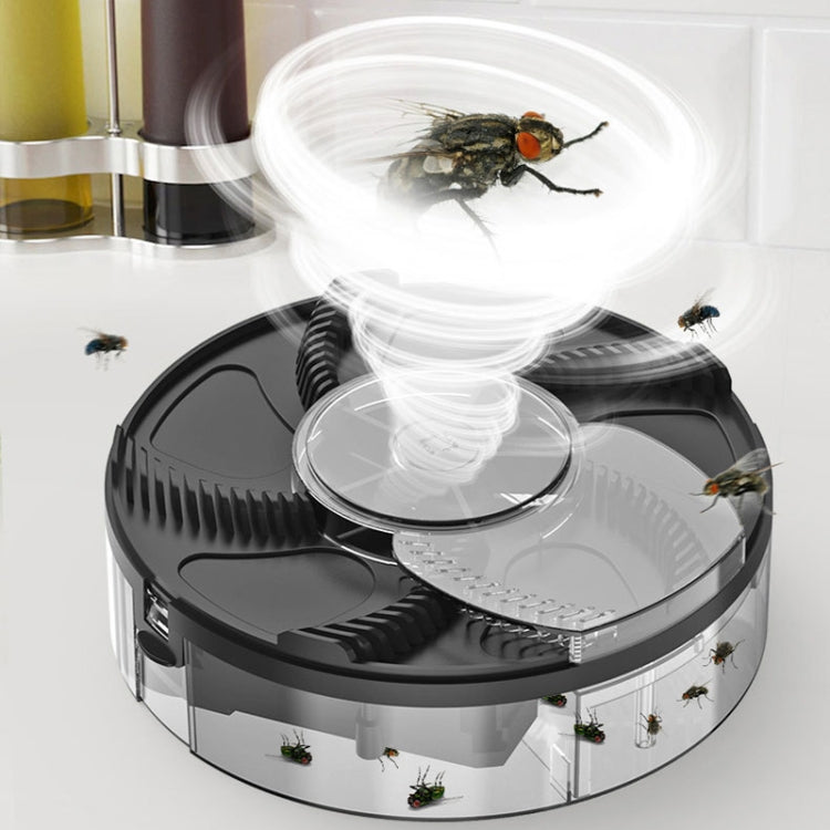 S008 Automatic Fly Killer Silent USB Household Fly Trap, Spec: Charging Type (White) - Repellents by buy2fix | Online Shopping UK | buy2fix