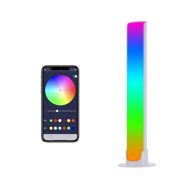 RGB Sound-controlled Rhythmic Response Lights Music Ambient LED Pick-up Lights Plug-in(Upgrade+APP White) - Novelty Lighting by buy2fix | Online Shopping UK | buy2fix