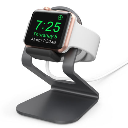AhaStyle ST03 For Apple Watch Series Aluminum Alloy Stand Base(Black) - Charger / Holder by AhaStyle | Online Shopping UK | buy2fix