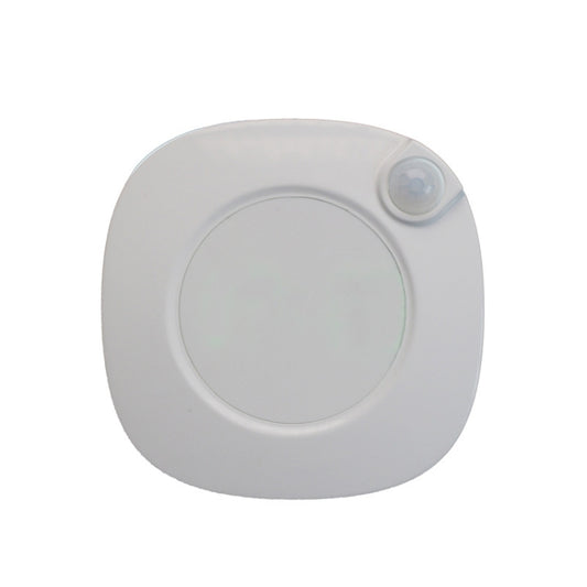 JMD-03 Human Body Infrared Sensor LED Night Light Wall Clock for Bathroom,Spec: Without Time Charging Model - Sensor LED Lights by buy2fix | Online Shopping UK | buy2fix