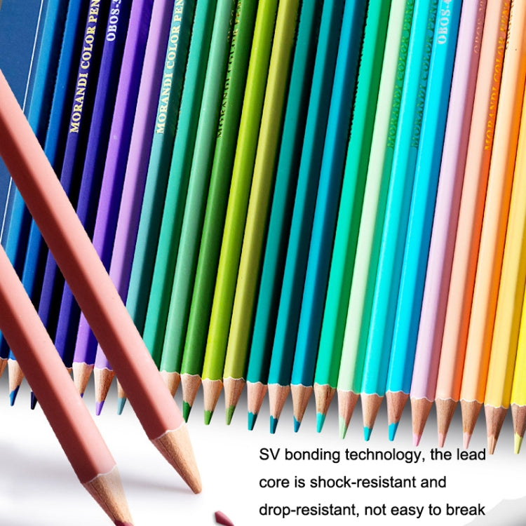 24 Colors Oily Bright Color Pencil Studio Special Set Morandi - Art Supplies by buy2fix | Online Shopping UK | buy2fix