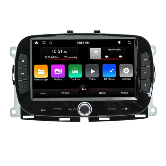 For FIAT 500 Car Android Navigation Bluetooth FM Radio, Memory: 1+32G - Car MP3 & MP4 & MP5 by buy2fix | Online Shopping UK | buy2fix