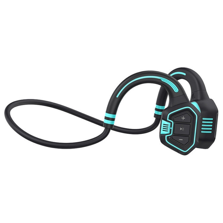 In-ear Waterproof Bone Conduction Earphone Magnetic Charging Swimming Sports Bluetooth Earphone(Blue) - Sport Earphone by buy2fix | Online Shopping UK | buy2fix