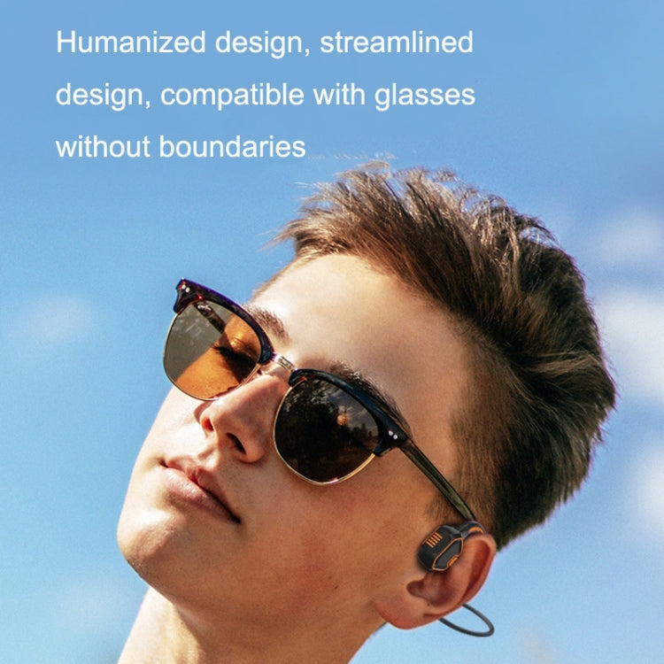 In-ear Waterproof Bone Conduction Earphone Magnetic Charging Swimming Sports Bluetooth Earphone(Blue) - Sport Earphone by buy2fix | Online Shopping UK | buy2fix