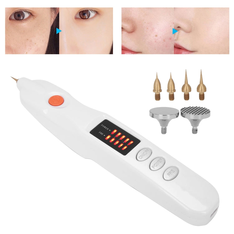 Spot Mole Pen Spot Removal Instrument Home Beauty Instrument, Spec: UK Plug-in Model(Golden) - Beauty Instrument by buy2fix | Online Shopping UK | buy2fix