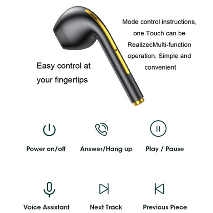 X1 TWS  LED Digital Display Wireless Noise Reduction Sport Bluetooth Headphone(Orange Pink) - TWS Earphone by buy2fix | Online Shopping UK | buy2fix