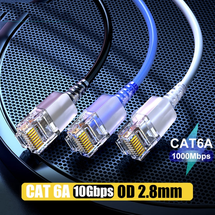 SAMZHE Cat6A Ethernet Cable UTP Network Patch Cable 8m(Black) - Lan Cable and Tools by SAMZHE | Online Shopping UK | buy2fix