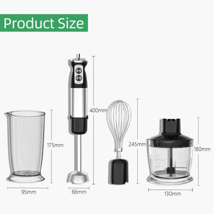 6-in-1 600W Multifunctional  Electric Blender Stainless Steel Food Cooking Stick US Plug - Stirrer & Squeezer by buy2fix | Online Shopping UK | buy2fix