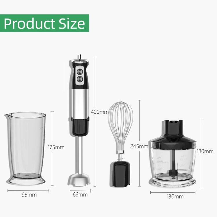 5-in-1 600W Multifunctional  Electric Blender Stainless Steel Food Cooking Stick US Plug - Stirrer & Squeezer by buy2fix | Online Shopping UK | buy2fix