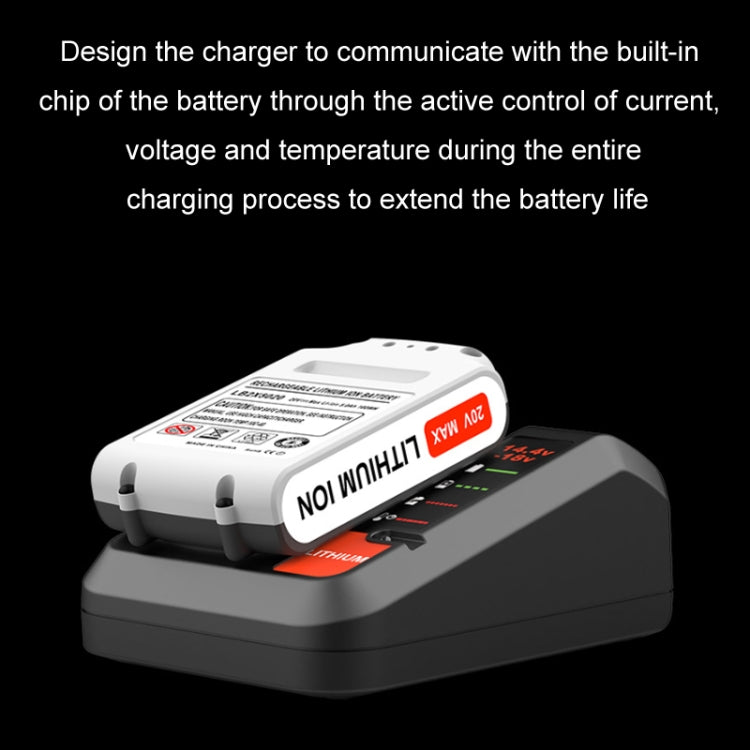 For BlackDeck 14.4~20V3A Tool Lithium Battery Charger, Specification: AU Plug - Electric Saws & Accessories by buy2fix | Online Shopping UK | buy2fix