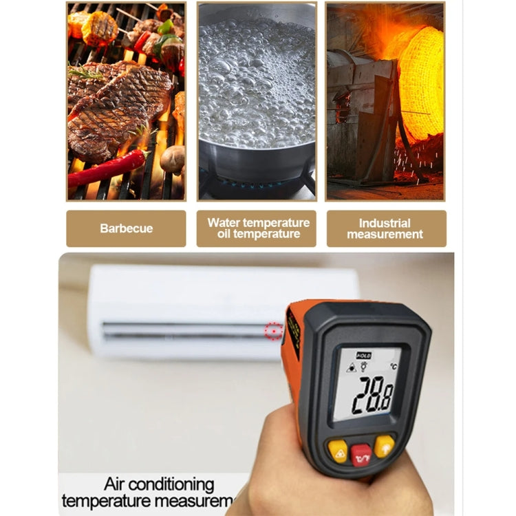 NJTY Digital Display High-Precision Infrared Thermometer For Bakery Kitchen Industry, Spec: T600 - Digital Thermometer by NJTY | Online Shopping UK | buy2fix